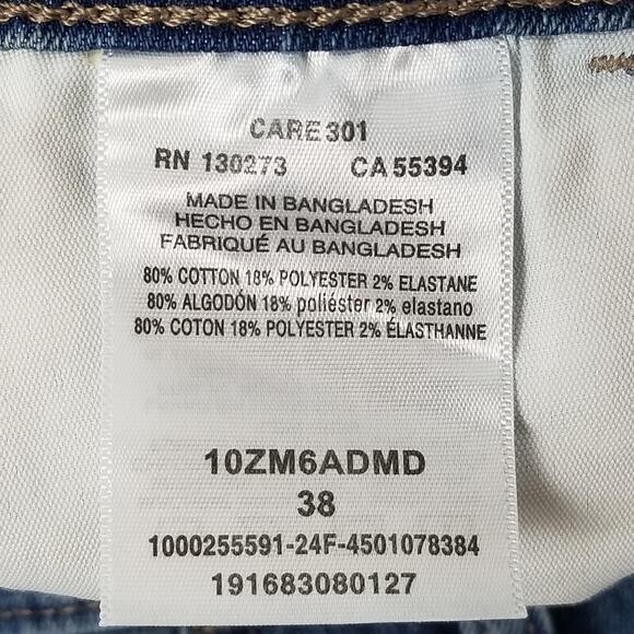 Wrangler Authentics Shorts Mens 38 Blue Denim Cargo Stretch Utility Pockets - Picture 14 of 15